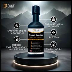 Tirrent Booster Engine Metal Treatment | Engine Oil Additive, High-Tech Wear Protection for Bikes and Scooter (50ml)