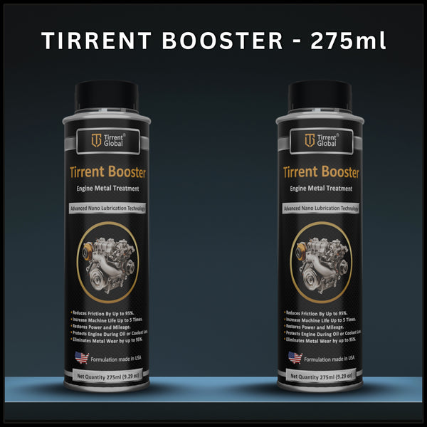 Tirrent Booster Engine Metal Treatment (275ml) Engine Oil Additive, High-Tech Wear Protection for Petrol and Diesel Vehicles