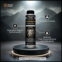 Tirrent Booster Engine Metal Treatment (275ml) Engine Oil Additive, High-Tech Wear Protection for Petrol and Diesel Vehicles