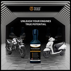 Tirrent Booster Engine Metal Treatment | Engine Oil Additive, High-Tech Wear Protection for Bikes and Scooter (50ml)