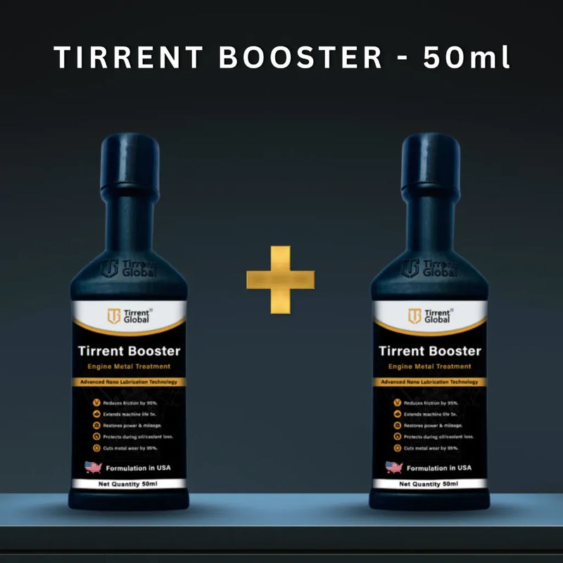 Tirrent Booster Engine Metal Treatment | Engine Oil Additive, High-Tech Wear Protection for Bikes and Scooter (50ml) (Combo of 2)