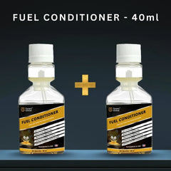 Tirrent Fuel Conditioner | Fuel Additive for Bikes, Scooters and Cars | Fuel Injector Cleaner | Mileage Booster Compatible for Petrol, Diesel and Bio Fuels (40 ml) (Combo of 2)